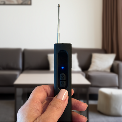 1 Year Warranty - Hidden Camera Detector (Military Grade, with built-in RF and GPS Tracking Detection)