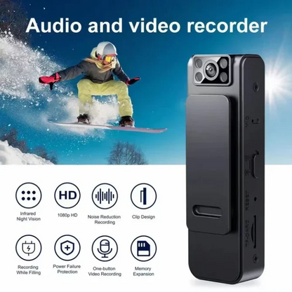 1 year warranty - 2024 New Upgrade Mini Magnetic and Clip Wifi Camera - Record anytime, anywhere