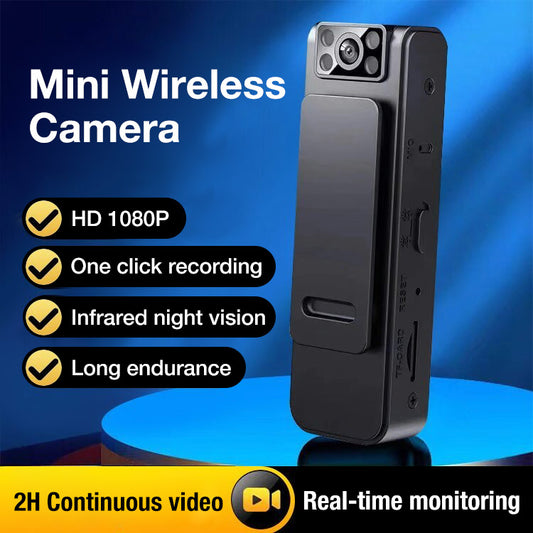 1 year warranty - 2024 New Upgrade Mini Magnetic and Clip Wifi Camera - Record anytime, anywhere